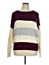Lucky Brand Color Block Burgundy Pullover Sweater Size XL - photo 1