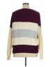 Lucky Brand Color Block Burgundy Pullover Sweater Size XL - photo 2