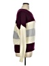 Lucky Brand Color Block Burgundy Pullover Sweater Size XL - photo 4