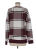 Saks Fifth Avenue Plaid Burgundy Pullover Sweater Size M - photo 2