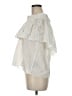 Tibi Ivory Short Sleeve Blouse Size M - photo 5