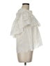 Tibi Ivory Short Sleeve Blouse Size M - photo 4