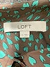 Ann Taylor LOFT 100% Polyester Polka Dots Teal Long Sleeve Blouse Size M - photo 4
