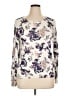 Liz Claiborne Floral Ivory Pullover Sweater Size XL - photo 1