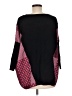 Alfani Checkered-gingham Black Pullover Sweater Size M - photo 2