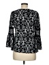 Alfani Black 3/4 Sleeve Blouse Size M - photo 2