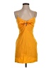 Mango Yellow Cocktail Dress Size 4 - photo 1