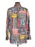 J. McLaughlin Print Orange Long Sleeve Button-Down Shirt Size M - photo 2