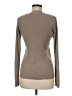 White + Warren Tan Long Sleeve Silk Top Size M - photo 2