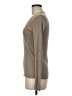 White + Warren Tan Long Sleeve Silk Top Size M - photo 5