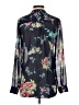 Kut from the Kloth Floral Blue Long Sleeve Blouse Size S - photo 2