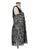 BCBGeneration 100% Polyester Paisley Gray Cocktail Dress Size 4 - photo 4