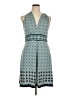 Max Studio Print Teal Casual Dress Size XL - photo 1