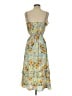 Sienna Sky 100% Polyester Tropical Yellow Casual Dress Size S - photo 2