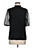 Anne Klein Black Short Sleeve Blouse Size M - photo 1