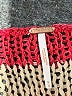 Free People Stripes Multi Color Red Pullover Sweater Size M - photo 7