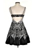 Parker Graphic Black Cocktail Dress Size S - photo 2