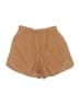 Unbranded Solid Tan Khaki Shorts Size S - photo 2