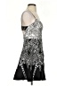 Parker Graphic Black Cocktail Dress Size S - photo 4