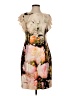 Kay Unger Print Ivory Cocktail Dress Size 4 - photo 1