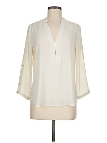 Zara Basic 3/4 Sleeve Blouse (view 1)