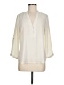 Zara Basic Ivory 3/4 Sleeve Blouse Size M - photo 1