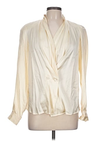 Allison Taylor Long Sleeve Silk Top (view 1)