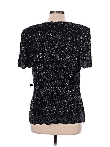 Papell Boutique Evening Short Sleeve Top (view 2)