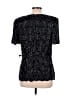 Papell Boutique Evening 100% Polyester Silver Short Sleeve Top One size - photo 2