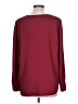Ann Taylor 100% Polyester Burgundy Long Sleeve Blouse Size L - photo 2