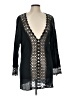 Venus 100% Baumwolle Black Long Sleeve Blouse Size L - photo 1