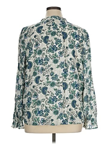 Ann Taylor LOFT Long Sleeve Blouse (view 2)