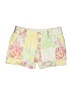 Lilly Pulitzer 100% Cotton Paisley Yellow Shorts Size 00 - photo 1