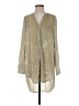 Maeve Metallic Silver 3/4 Sleeve Blouse Size 4 - photo 1