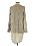 Maeve Metallic Silver 3/4 Sleeve Blouse Size 4 - photo 2