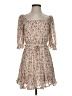 Trixxi 100% Polyester Floral Tan Casual Dress Size S - photo 1
