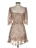 Trixxi 100% Polyester Floral Tan Casual Dress Size S - photo 2