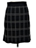 Willi Smith Plaid Black Formal Skirt Size S - photo 2