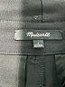 Madewell 100% Polyester Solid Black Drapey Paperbag Pants Size 4 - photo 7