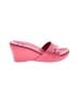 Crocs Pink Wedges Size 7 - photo 1