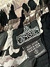 Angie 100% Rayon Paisley Black Casual Pants Size S - photo 7