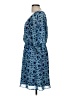 Charming Charlie 100% Polyester Paisley Blue Casual Dress Size M - photo 5