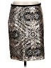 Weston 100% Polyester Paisley Silver Formal Skirt Size S - photo 1
