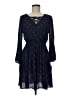 Mudd 100% Rayon Blue Casual Dress Size M - photo 1