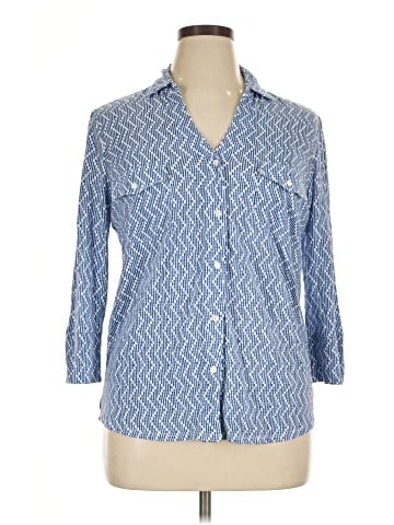 J. McLaughlin 3/4 Sleeve Button-Down Shirt (view 1)