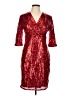 Belle Poque Red Cocktail Dress Size L - photo 1