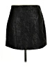 Gilli Black Faux Leather Skirt Size M - photo 2