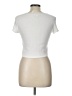 Topshop Ivory Short Sleeve Top Size 10 - photo 2