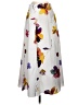 Max&Co. Floral White Casual Skirt Size 00 - photo 1