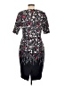Boden Floral Blue Black Cocktail Dress Size 10R - photo 2